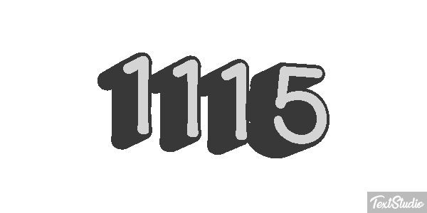 1115 Text effect