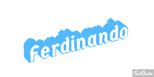 Ferdinando Effetto testo