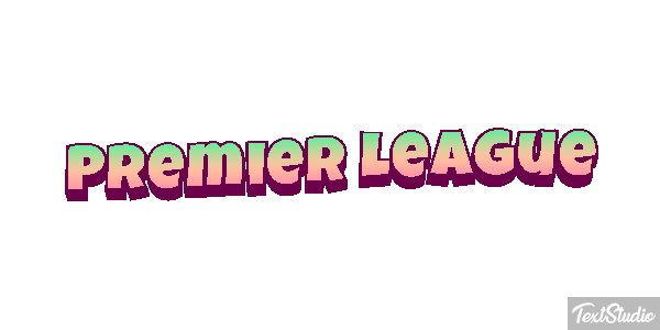 Premier League Efeito do texto