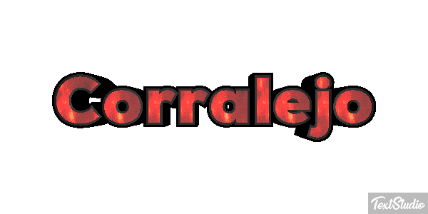 Corralejo Efekt tekstowy