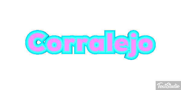 Corralejo Efekt tekstowy