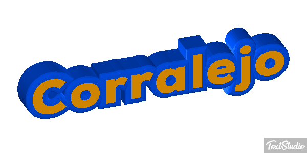 Corralejo Efekt tekstowy