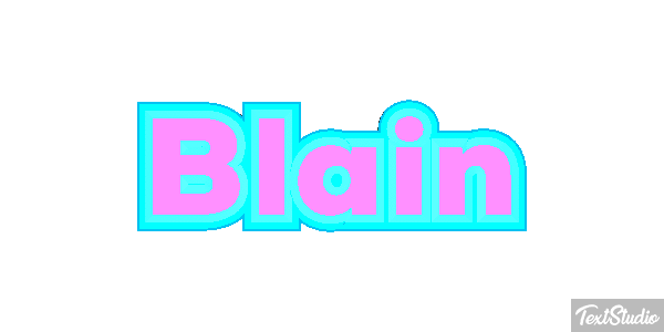 Blain Text effect