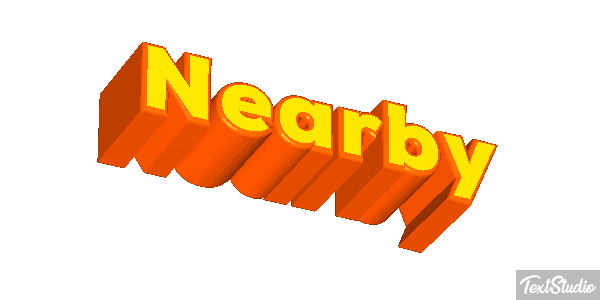 Nearby Текстовый эффект