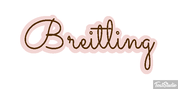 Breitling Text effect