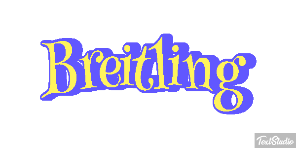 Breitling Text effect