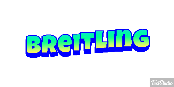 Breitling Text effect