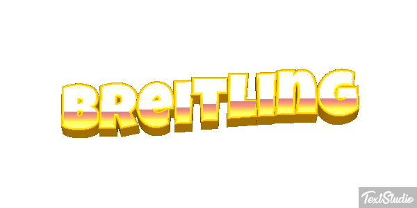 Breitling Text effect