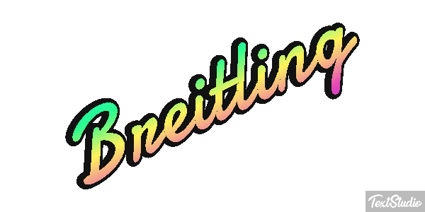 Breitling Text effect