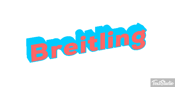 Breitling Text effect