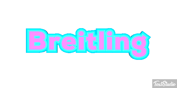Breitling Text effect