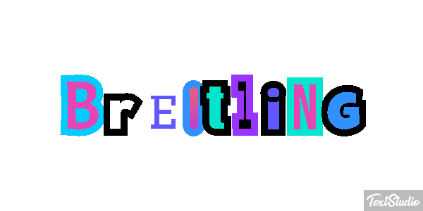 Breitling Text effect