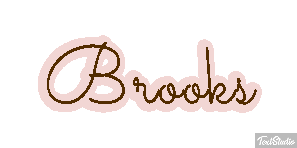 Brooks Text effect