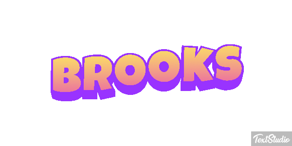 Brooks Text effect