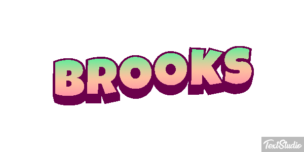 Brooks Text effect