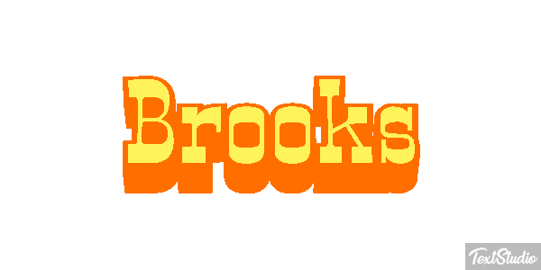 Brooks Text effect