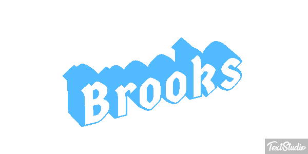 Brooks Text effect