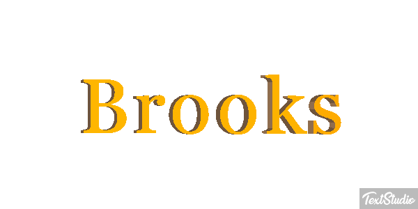 Brooks Text effect