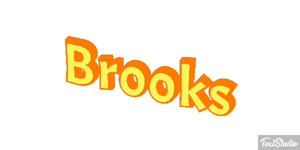 Brooks Text effect