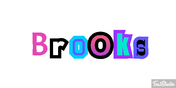 Brooks Text effect