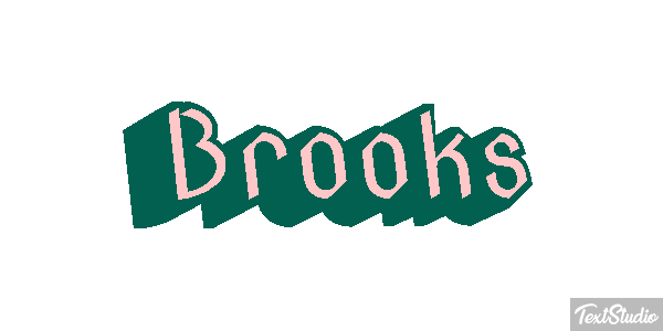 Brooks Text effect
