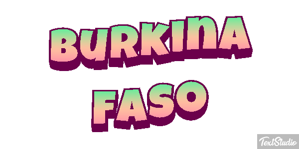 Burkina Faso Text effect