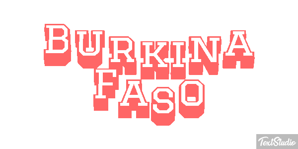 Burkina Faso Text effect
