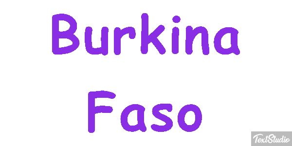 Burkina Faso Text effect