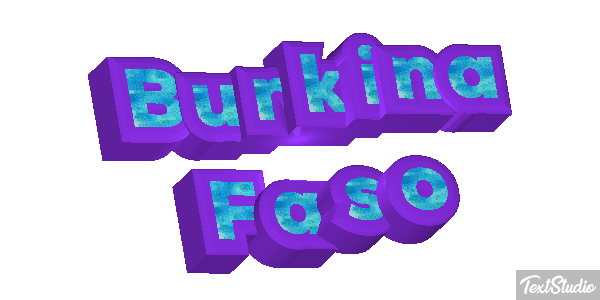 Burkina Faso Text effect