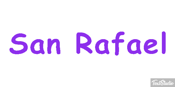 San Rafael Efecto de texto