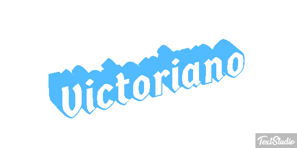 Victoriano Effetto testo