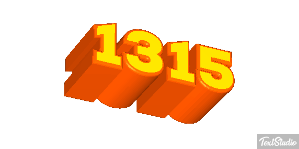 1315 Text effect