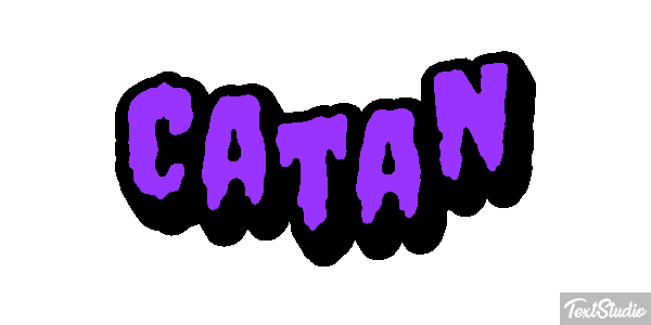 Catan Tekst effect
