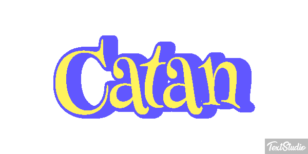 Catan Tekst effect