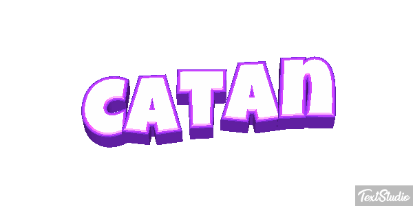 Catan Tekst effect