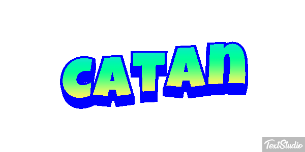 Catan Tekst effect