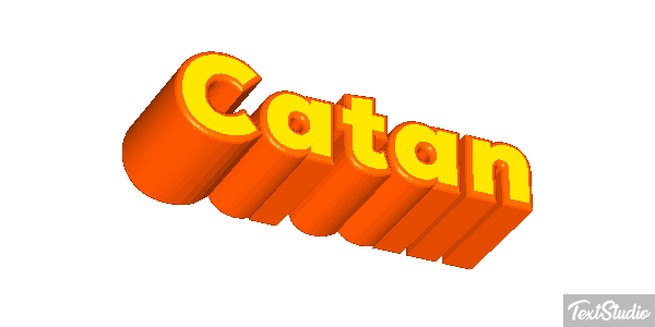 Catan Tekst effect