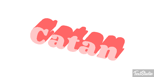 Catan Tekst effect