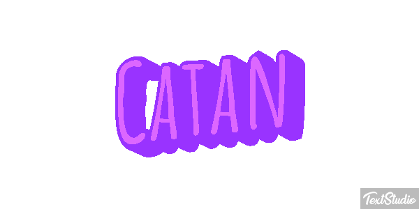 Catan Tekst effect