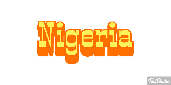 Nigeria Text effect