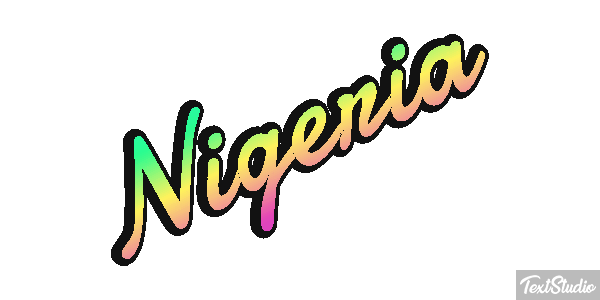 Nigeria Text effect