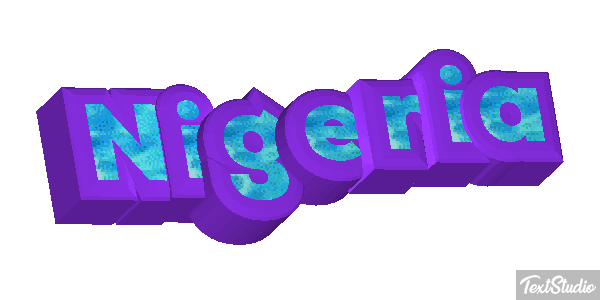 Nigeria Text effect