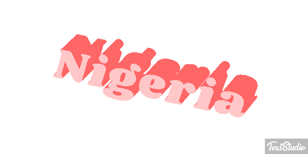Nigeria Text effect