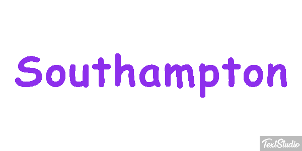 Southampton Efecto de texto