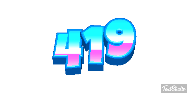 419 Tekst effect