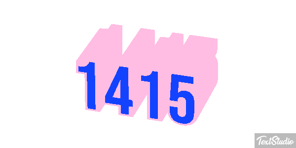 1415 テキスト効果