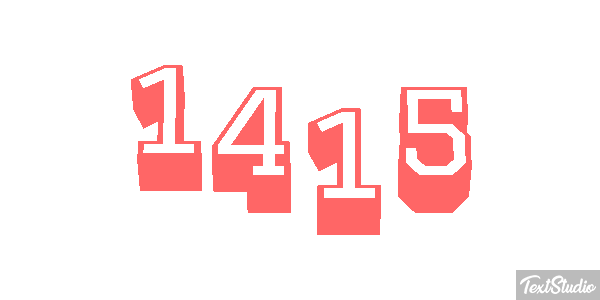 1415 テキスト効果