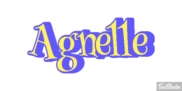 Agnelle Effet de texte