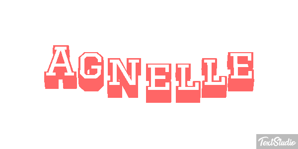 Agnelle Effet de texte