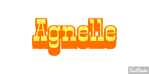 Agnelle Effet de texte